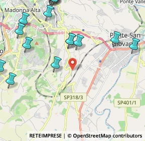 Mappa Strada Vicinale del Brozzo, 06126 Perugia PG, Italia (3.138)