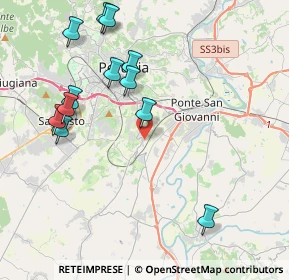 Mappa Strada Vicinale del Brozzo, 06126 Perugia PG, Italia (4.56833)