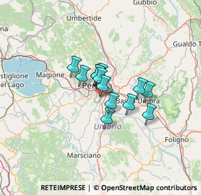 Mappa Strada Vicinale del Brozzo, 06126 Perugia PG, Italia (7.665)