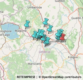 Mappa Strada Vicinale del Brozzo, 06126 Perugia PG, Italia (8.12625)