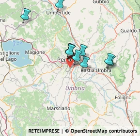 Mappa Strada Vicinale del Brozzo, 06126 Perugia PG, Italia (10.98545)