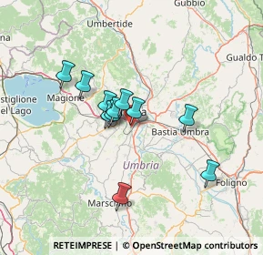Mappa Strada Vicinale del Brozzo, 06126 Perugia PG, Italia (10.94636)