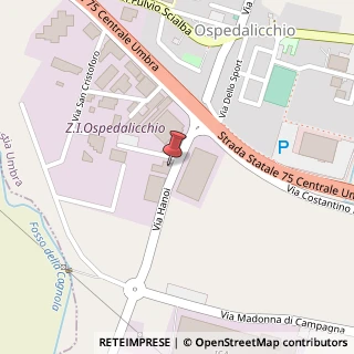 Mappa Via Hanoi, 4, 06083 Asciano, Siena (Toscana)
