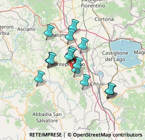 Mappa Via dei Ciclamini, 53045 Montepulciano SI, Italia (10.75556)