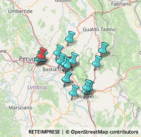 Mappa Piazza Giacomo Matteotti, 06083 Assisi PG, Italia (10.4395)