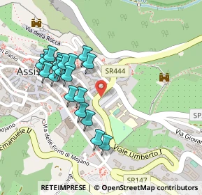 Mappa Piazza Giacomo Matteotti, 06083 Assisi PG, Italia (0.2335)