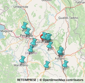 Mappa Via Gorgo di Ponte, 06083 Bastia Umbra PG, Italia (13.43769)