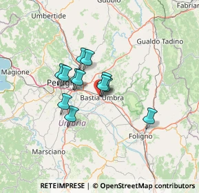 Mappa Via Gorgo di Ponte, 06083 Bastia Umbra PG, Italia (9.42167)