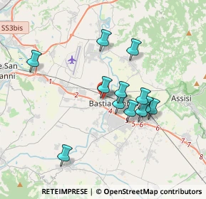 Mappa Via Gorgo di Ponte, 06083 Bastia Umbra PG, Italia (3.24167)