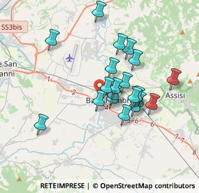 Mappa Via Gorgo di Ponte, 06083 Bastia Umbra PG, Italia (3.0785)