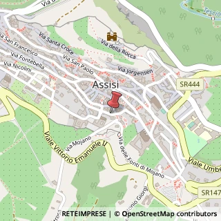 Mappa Via Sant'Agnese, 11, 06081 Assisi, Perugia (Umbria)