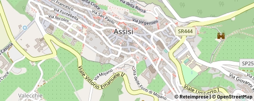 Mappa Assisi