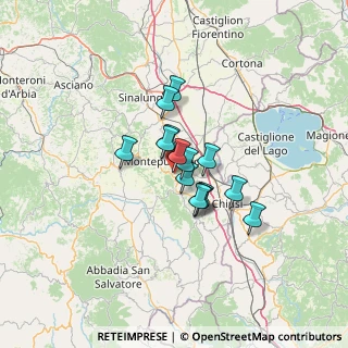 Mappa Via del Cipresso, 53045 Montepulciano SI, Italia (8.54643)