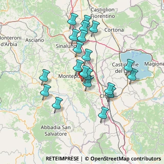 Mappa Via del Cipresso, 53045 Montepulciano SI, Italia (14.395)