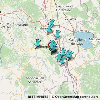 Mappa Via delle Terme, 53045 Montepulciano SI, Italia (7.94)
