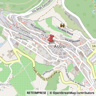 Mappa Via Portica, 31, 06081 Assisi, Perugia (Umbria)