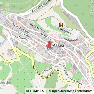 Mappa Via cristofani 15, 06081 Assisi, Perugia (Umbria)