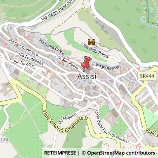 Mappa Piazza del Comune, 6 C, 06081 Assisi, Perugia (Umbria)