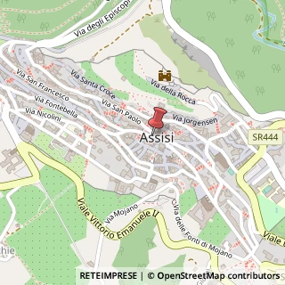 Mappa Piazza del Comune, 18, 06081 Assisi, Perugia (Umbria)