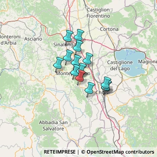 Mappa Via dei Frassini, 53045 Montepulciano SI, Italia (9.055)