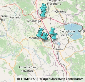 Mappa Via dei Frassini, 53045 Montepulciano SI, Italia (18.82083)