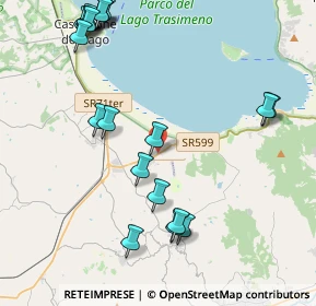 Mappa Via Trasimeno, 06061 Castiglione del Lago PG, Italia (5.2625)