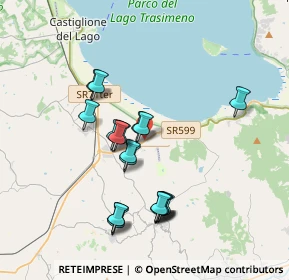 Mappa Via Trasimeno, 06061 Castiglione del Lago PG, Italia (3.5895)