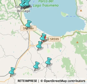 Mappa Via Trasimeno, 06061 Castiglione del Lago PG, Italia (5.58909)
