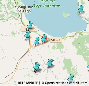 Mappa Via Trasimeno, 06061 Castiglione del Lago PG, Italia (5.16667)