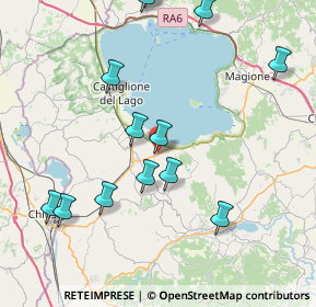 Mappa Via Trasimeno, 06061 Castiglione del Lago PG, Italia (9.34846)