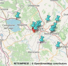 Mappa 06132 Perugia PG, Italia (13.75417)