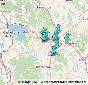Mappa 06132 Perugia PG, Italia (7.46091)