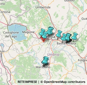 Mappa 06132 Perugia PG, Italia (13.53263)