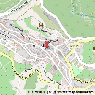Mappa Corso Giuseppe Mazzini,  6, 06081 Assisi, Perugia (Umbria)