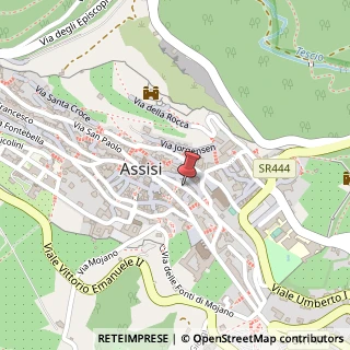 Mappa Via San Gabriele dell'Addolorata, 11, 06081 Assisi, Perugia (Umbria)