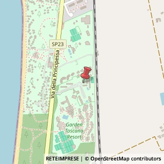 Mappa Via dei Cavalleggeri, 6, 57027 San Vincenzo, Livorno (Toscana)
