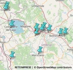 Mappa Strada delle Fratte, 06128 Perugia PG (17.89833)