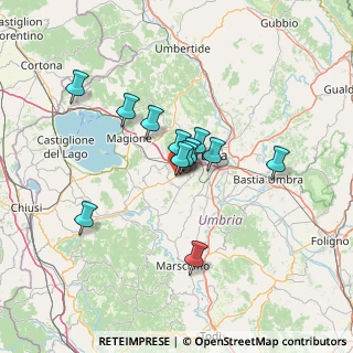 Mappa Strada delle Fratte, 06128 Perugia PG (10.675)
