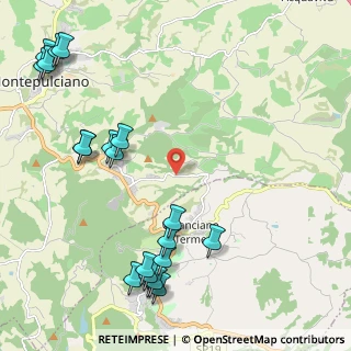 Mappa Via del Pelago, 53045 Montepulciano SI, Italia (2.9285)