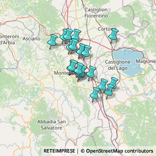 Mappa Via del Pelago, 53045 Montepulciano SI, Italia (10.635)