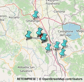 Mappa Via del Pelago, 53045 Montepulciano SI, Italia (9.02538)