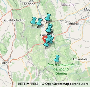 Mappa Strada Statale, 62034 Muccia MC, Italia (9.08714)