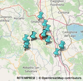 Mappa Via dell'Artigianato, 53045 Montepulciano SI, Italia (9.37526)
