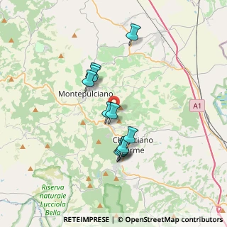 Mappa Via Fontelellera, 53045 Montepulciano SI, Italia (3.09636)