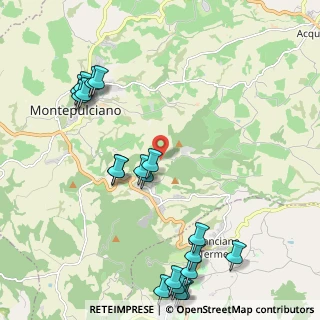 Mappa Via Fontelellera, 53045 Montepulciano SI, Italia (2.766)