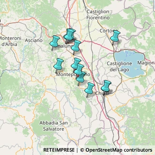 Mappa Via Fontelellera, 53045 Montepulciano SI, Italia (11.93846)