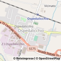 Mapa Bastia Umbra
