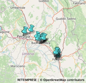Mappa Via Campiglione, 06081 Assisi PG, Italia (8.9135)