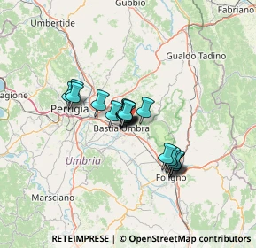 Mappa Via Campiglione, 06081 Assisi PG, Italia (9.6265)