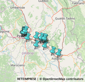 Mappa Via Campiglione, 06081 Assisi PG, Italia (9.83895)